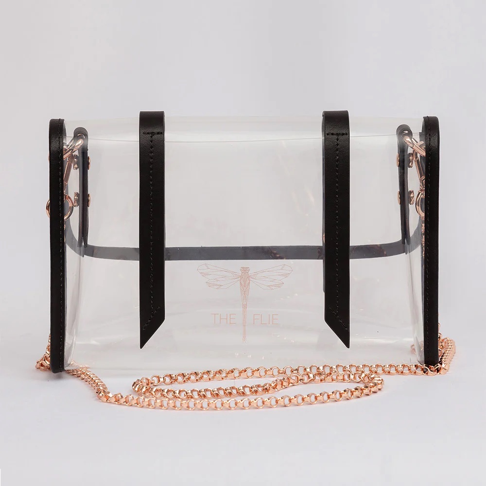 The Flie Stadium Convertible Clear Bag/Clutch